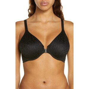 $82 Chantelle 13F6 Norah Front Closure Molded Underwire Bra Black Size 38DD